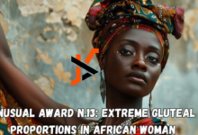 unusual award n.13: extreme gluteal proportions in african woman